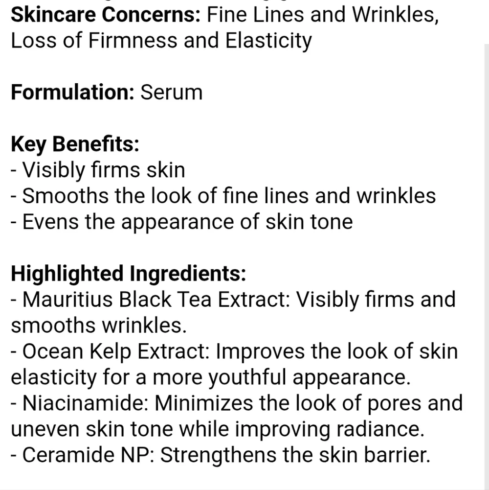 NIB FRESH BLACK TEA RENEWAL SERUM - Picture 8 of 14